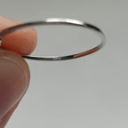 Lerato 14K White Gold Plated 925 Sterling Silver Princess Cut Lab Created White Sapphire Ring