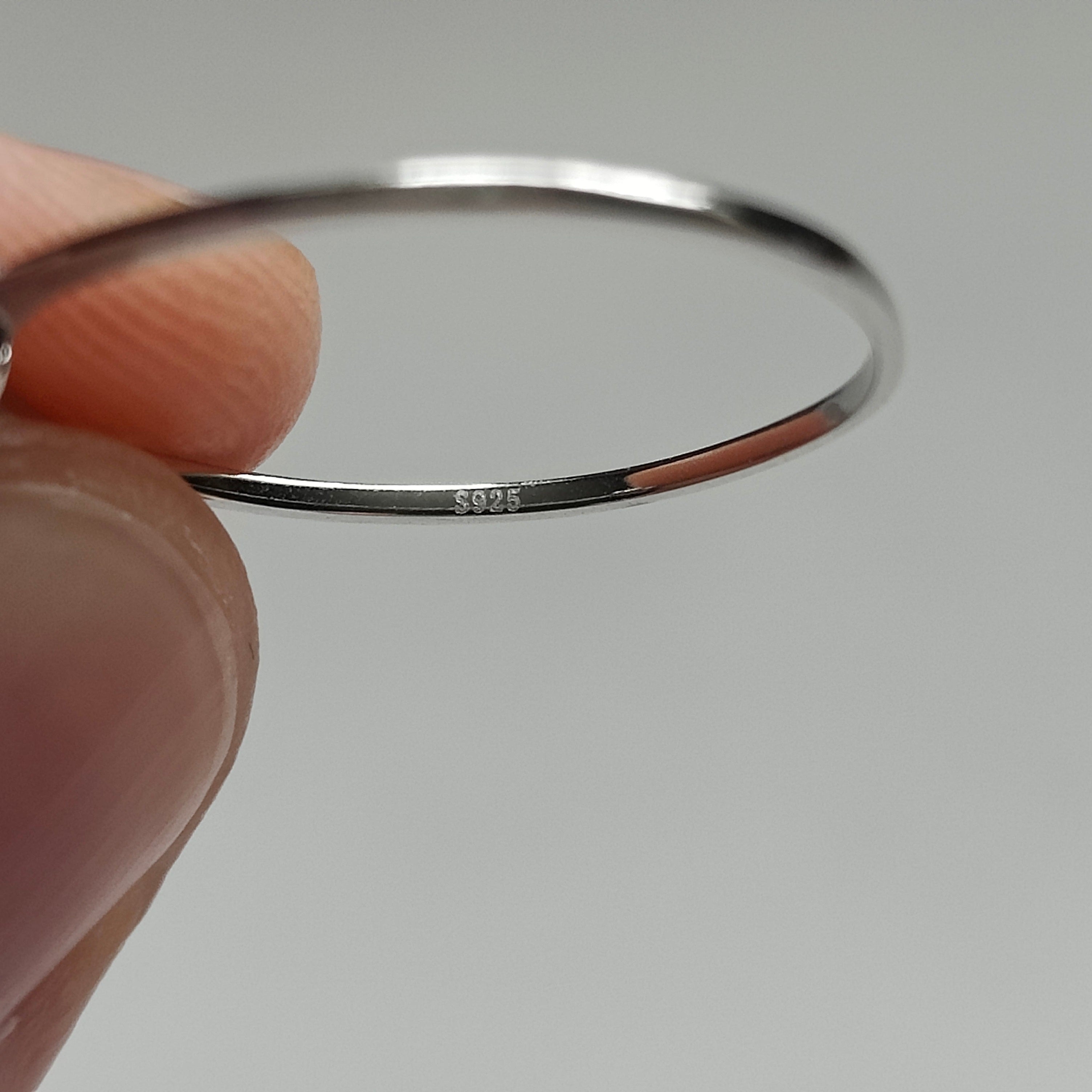 Lerato 14K White Gold Plated 925 Sterling Silver Princess Cut Lab Created White Sapphire Ring