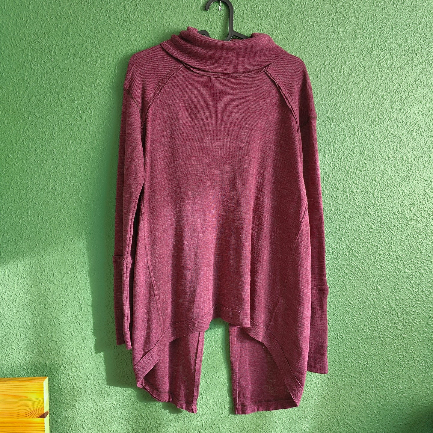 Split Back Turtleneck Sweater