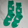 Miniature Schnauzer Cotton Blend Knit Crew Socks Goob's Closet & Boutique
