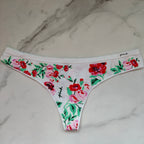Pointelle Seamless Thong Panty