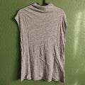Linen Blend Mock Neck Sleeveless Top H&M