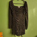 Ruched Star Print Mini Dress, Created for Macy's Bar III