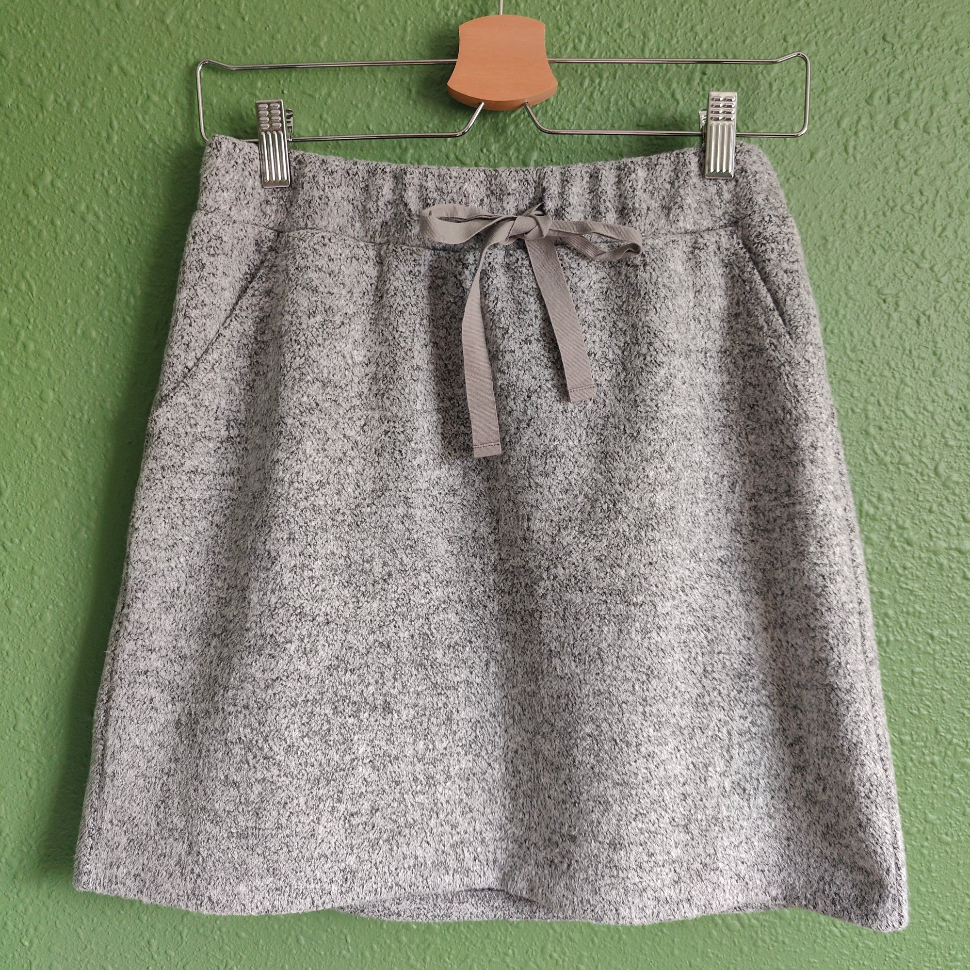 Brushed Knit Jogger Skirt